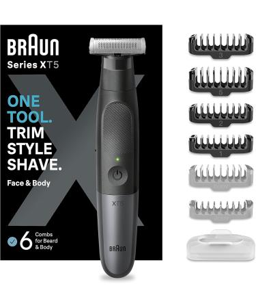 Braun Series X XT5200 Hybrid Electric Beard & Body Shaver - 4D Blade SkinShield Waterproof Wireless | Best Men's Grooming Tool - Buy Online on GoSupps.com