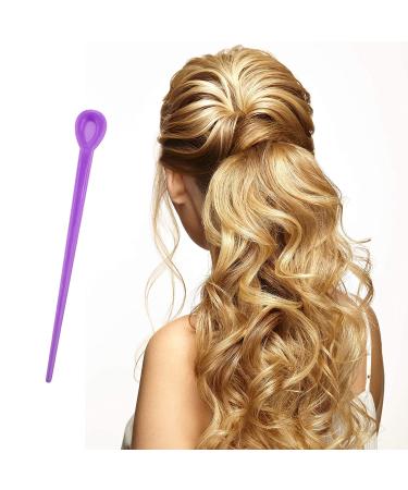 180-Piece Purple Plastic Hair Curler Roller Picks Set for Styling - Perfect Christmas or Valentine's Day Gift - Buy Online on GoSupps.com