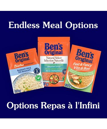 BEN'S ORIGINAL FAST & FANCY Broccoli & Cheddar Flavour Rice 12PK CASE Broccoli & Cheddar (12 Pack) 12 - Buy Online on GoSupps.com