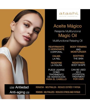 Atashi Cellular Cosmetics Atashi | Daily Anti-Aging Ritual Chest | Repair Cream + Eye Contour + Magic Body Oil | 50Ml + 15Ml + 60Ml - 125 ml - Buy Online on GoSupps.com