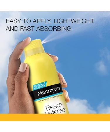 Neutrogena Beach Defense Sunscreen Spray SPF 30 - 8.5 oz | Water-Resistant, Broad Spectrum, PABA-Free, Oxybenzone-Free, Fast-Drying Sun Protection - Buy Online on GoSupps.com