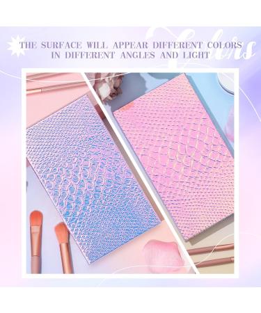 2 Piece Mermaid Magnetic Palette Set with Mirror & 36 Adhesive Stickers - Perfect for Eyeshadow Lipstick & Blush - International Shipping Available - Buy Online on GoSupps.com