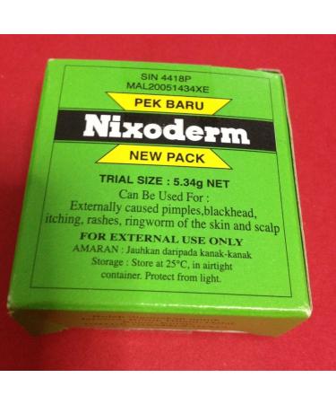 Nixoderm Ointment for Skin Acne Pimple Blackheads Rashes Ringworm 5.34g