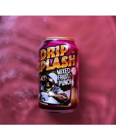 Drip Splash Mixed Fruit Punch Vitamin Packed Nootropic Drink Brain Booster 12 pack - 330ml - Buy Online on GoSupps.com