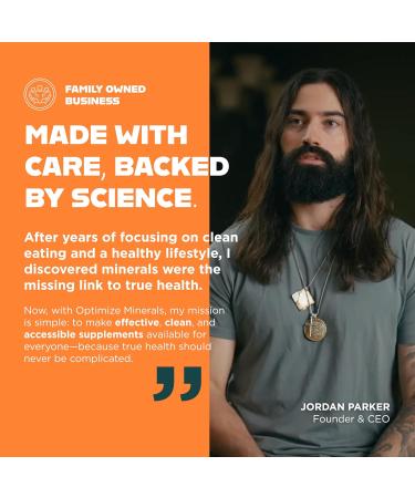 Optimize Minerals Citrus Blast Hydration | All in-One Supplement Pack Ionic Trace Mineral Blend Electrolyte and Micronutrient Support - Buy Online on GoSupps.com