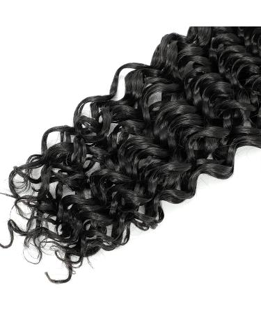 Dansama GoGo Curl Crochet Braids - 14 Beach Wave Synthetic Hair Extensions (Pack of 6) #1B - Buy Online on GoSupps.com