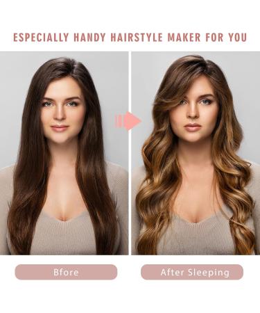 Yiclick Heatless Hair Curler for Long Hair Upgraded No Heat Hair Roller Sleeping Soft Rubber Hair Rollers Curling Ribbon and Rods for Natural Hair Beige - Buy Online on GoSupps.com