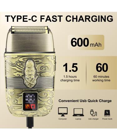 Suttik Electric Foil & Bald Shavers for Men | Close Cutting Electric Razor & Beard Trimmer - Bronze01 - Buy Online on GoSupps.com