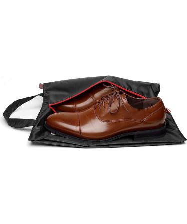 4-Pack Tuff Guy Travel Shoe Bags 16x12 - Water-Proof Ballistic Nylon, Heavy Duty Zipper - for Men and Women - Buy Online on GoSupps.com