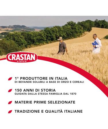 CRASTAN 1870 90 capsules 6 boxes of 15 organic espresso barley capsules capsules compatible with Nespresso system gluten-free drink 100% Made in Italy - Buy Online on GoSupps.com