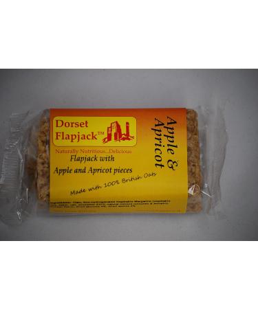 Dorset Flapjacks Vegetarian 100% British Oats | Assorted Flavours Box - Apple&Apricot, Cherry Bakewell, Caramel Chocolate, Fruit&Nut, Raspberry, Vanilla Fudge | 24 Bars (Pack of 1) - Buy Online on GoSupps.com
