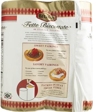 Bellino Italian Toast Wheat Crackers 10.5 oz - Authentic Italian Snack, Pack of 1 - Buy Online on GoSupps.com