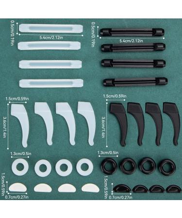 Heveer Anti-Slip Glasses Accessories: Ear Hooks Nose Pads & Rings - 16 Pairs for Comfort & Stability - Buy Online on GoSupps.com