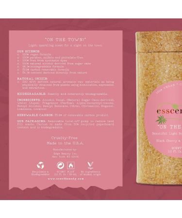 On The Town Fragrance Mist - Beautiful and Light Spray Fragrance from Nature - Vegan and Non-Toxic Mist Featuring Notes of BlackCherry and Vanilla Orchid - 2.0 Oz / 60ml On The Town! 2 Fl Oz (Pack of 1) - Buy Online on GoSupps.com