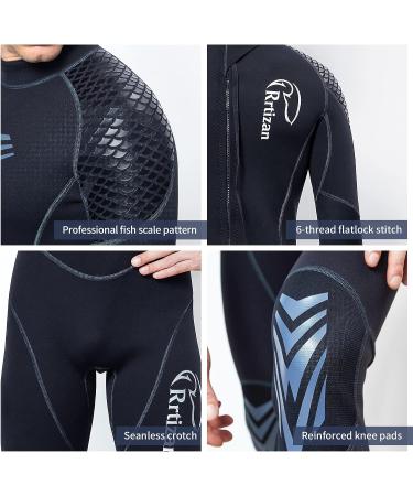 Rrtizan 3mm Men's Wetsuit - Full Body Diving Suit for Cold Water Activities - Buy Online on GoSupps.com