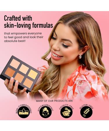Frankie Rose Pro Contour Palette - Long-Wearing Matte Highlights & Contours for All Skin Types - International Shipping Available - Buy Online on GoSupps.com