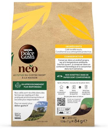 NEO Grande by NESCAF Dolce Gusto - 48 Coffee Pods (4 Boxes of 12 Pods) - Compatible with NESCAF Coffee Machines Only Dolce - Buy Online on GoSupps.com