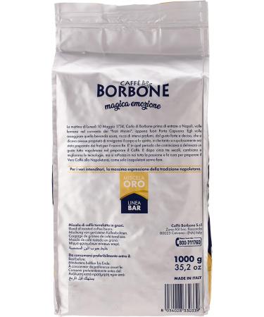 COFFEE BEANS MISCELA ORO LINEA BAR 1 KG CAFFE BORBONE - Buy Online on GoSupps.com