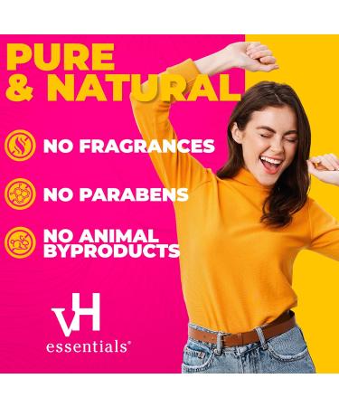 vH Essentials Boric Acid & Tea Tree Vaginal Suppositories - pH Balance & Odor Control - Feminine Care - 24 Suppositories + Applicator - 2.4 oz - Buy Online on GoSupps.com