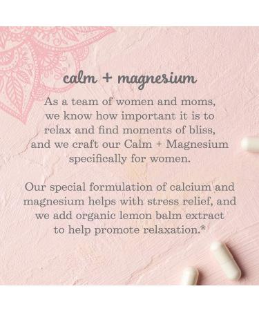Mommy's Bliss Calm + Magnesium for Women - 90 Capsules for Relaxation & Stress Relief - Buy Online on GoSupps.com