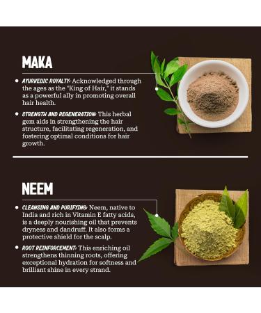 Hair Mist Revitalizing & Volumizing Hair Care Mist Frizz Control Detangling Heat Protectant Spray Maka For Hair Growth - Neem To Prevent Dryness & Dandruff - 5 fl oz - Buy Online on GoSupps.com