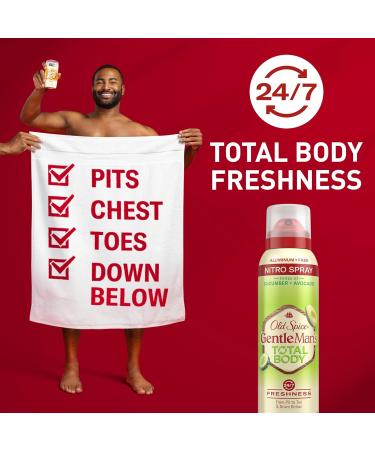 Old Spice Whole Body Deodorant for Men Total Body Deodorant Cucumber + Avocado Aluminum Free Deodorant Spray for 24/7 Freshness // Dermatologist Tested Whole Body Deodorant 3.5 oz - Buy Online on GoSupps.com