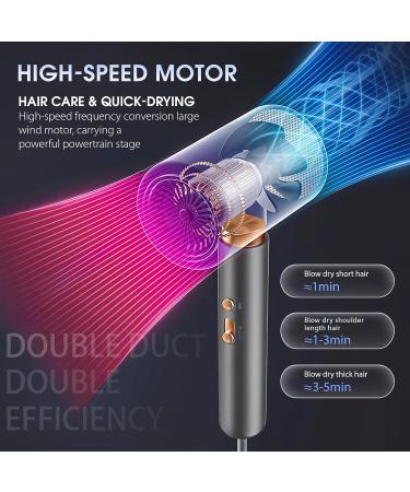 2000W Journey Hair Dryer - Professional Negative Ion Hair Dryer with Nozzle & Diffuser | 2 Speed & 3 Temperature Settings - Buy Online on GoSupps.com