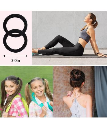 1000pcs Tiny Rubber Bands Mini Hair Ties Hair Braiding Tools Toddler Comb - Jumbo Seamless Hair Ties for Thick Hair - Clear Hair Elastics (2pcs) - Buy Online on GoSupps.com