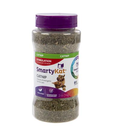 SmartyKat Catnip for Cats & Kittens, Shaker Canister - 2 Ounces