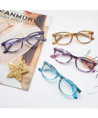 EYEGUARD Women's Reading Glasses 4 Pack +1.25 Multicoloured - Fashionable and Quality Readers - Buy Online on GoSupps.com