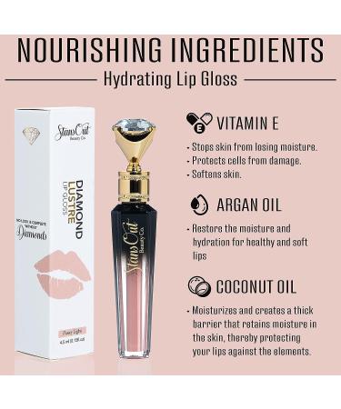 StansOut Beauty Hydrating Lip Gloss | Cute Nude Moisturizing Gloss with Diamond Lustre Finishing - Buy Online on GoSupps.com