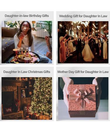 Daughter in Law Gifts: Mirror Compact & Keychain Set | Sentimental Gift for Birthday & Mother's Day - Buy Online on GoSupps.com