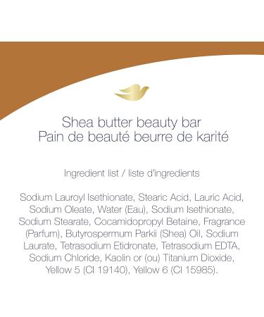 Dove Beauty Bar more moisturizing than bar soap Shea Butter for soft and pampered skin 106 g 6 count - Buy Online on GoSupps.com