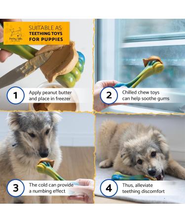 Extra Strong Indestructible Dog Toys for Large Dogs - Bacon Flavoured Chew Toy for Extreme Chewers and Puppies - Buy Online on GoSupps.com