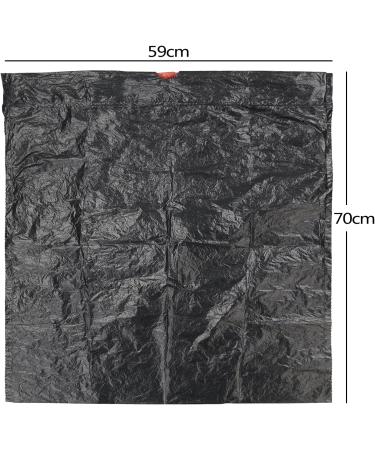 Afromy 8 Gallons Black Drawstring Trash Bags Strong Kitchen Garbage Bag for Waste Bin 6 Rolls 210 Bags - Buy Online on GoSupps.com