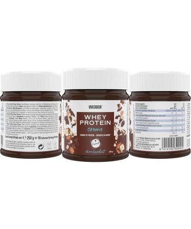 WEIDER Whey Protein Choco Creme 250g - Delicious Chocolate-Hazelnut Spread with 21% Protein | Buy Internationally - Buy Online on GoSupps.com