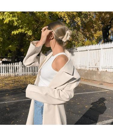Aimike 4 Pack Tall Slipproof Hair Clips - 11 cm Plastic Strong Hold Large Hair Styling Accessories for Women & Girls - Perfect for Thick & Thin Hair - Matte Pattern - Buy Online on GoSupps.com
