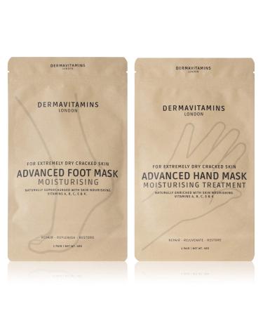 Dermavitamins Advanced Moisturising Foot & Hand Mask Bag Set