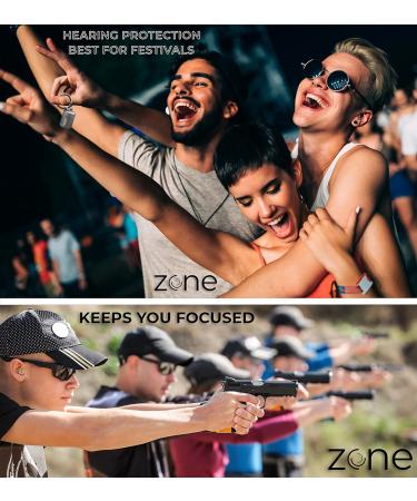 High Fidelity Ear Plugs - 23dB Noise Reduction for Sleep Concerts and Hearing Protection | Reusable & Ideal for Musicians Festivals & Focus - Buy Online on GoSupps.com
