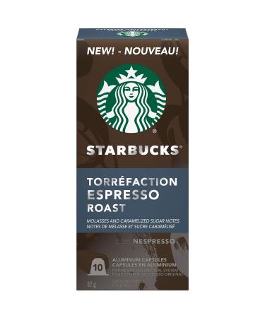 Starbucks by Nespresso Espresso Roast Nespresso Coffee Capsules Original Line Compatible 5 X 10 Nespresso Coffee Pods 50 Count Espresso 10 count (Pack of 5)