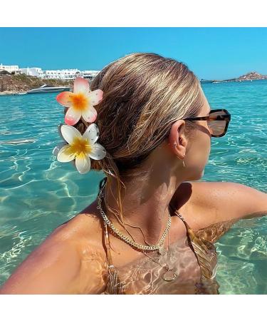 6 Flower Hair Clips - Large Non-Slip Claw Clips for All Hair Types | Perfect Floral Accessories for Women - Buy Online on GoSupps.com