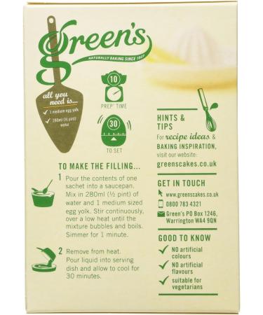 Green's Lemon Pie Filling 140g - Buy Online on GoSupps.com