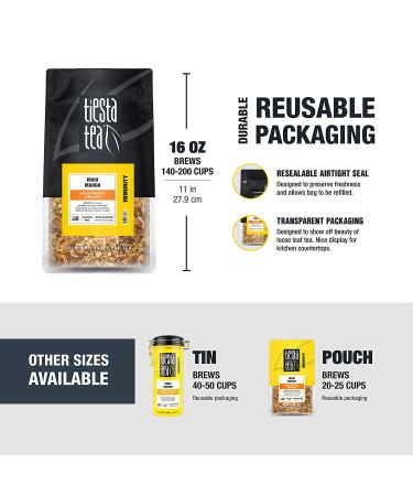 Tiesta Tea Fireberry - Premium Caffeine-Free Loose Leaf Tea, 16 oz - Buy Online on GoSupps.com