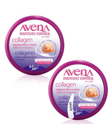 Instituto Espa ol Regenerating Collagen Cream with Snail Mucus Moisturizing Body Cream for Women and Men Nourishing Treatment and Elasticity for Dry Cracked Skin Set 400ml