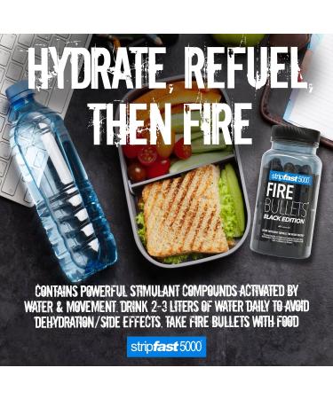 Fire Bullets Max Strength Black Edition - Keto Friendly for Women & Men | 30 Days Supply - Buy Online on GoSupps.com