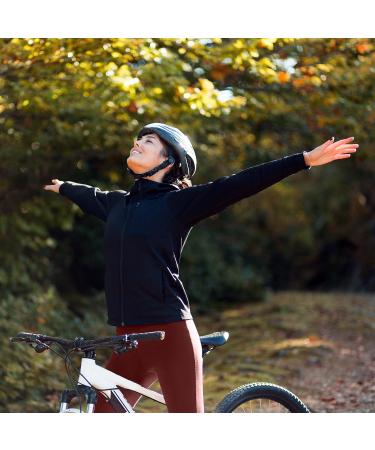 Xyklos Women's Long Bicycle Pants - Sporty & Stylish Cushioned Cycling Tights in Dark Red for Comfort & Active Lifestyle - Buy Online on GoSupps.com