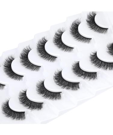 HeyAlice 5D Mink Cat Eye False Eyelashes 15mm - 7 Pairs Short Natural Look Extension - H07 Human Hair Style - Buy Online on GoSupps.com
