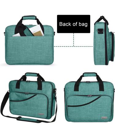 BAGLHER Embroidery Storage Bag - Large-Capacity Multifunctional Project Bag in Green - Shoulder Strap, Perfect for Embroidery Thread and Consumables - Bag Only - Buy Online on GoSupps.com