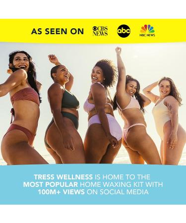 Tress Wellness Bikini Star Hard Wax Beads Kit - 1.2lb with Pre & After Spray - For Sensitive Skin - Up to 50 Waxes - Buy Online on GoSupps.com