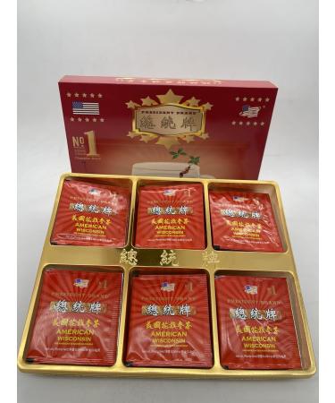 President Brand SKU 120100303|American Wisconsin Ginseng Tea 30 Bags |Culticate American Ginseng Root from Wisconsin in USA - Buy Online on GoSupps.com